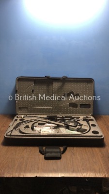 Fujinon EY-470S/B Video Cystoscope in Case with Accessories - Engineer's Report : Optical System - Image Interference, Angulation - No Fault Found, In