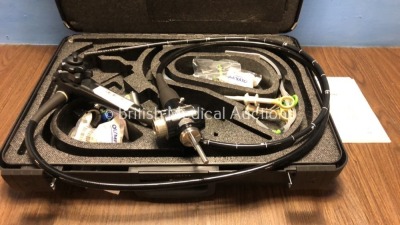 Olympus GIF-H260 Gastroscope in Case - Engineer's Report : Optics - Condensation in Optics, Angulation - Not Reaching Specification, Requires Adjustme