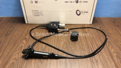 Pentax ECY-1570K Cystoscope - Engineer's Report : Optics - Unable to Check, Angulation - No Fault Found, Insertion Tube - Worn, Light Transmission - N