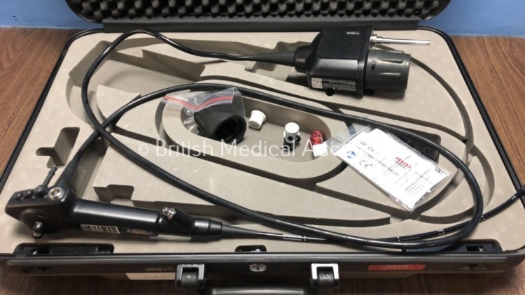 Pentax ECY-1575K Cystoscope in Case - Engineer's Report : Optics - Unable to Check, Angulation - No Fault Found, Insertion Tube - No Fault Found, Ligh