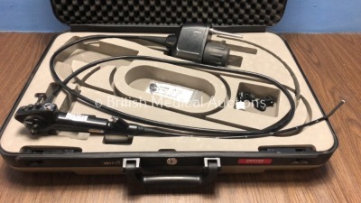 Pentax ECY-1570K Cystoscope in Case - Engineer's Report : Optics - Unable to Check, Angulation - No Fault Found, Insertion Tube - Minor Kink, Light Tr