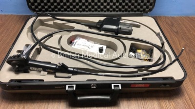 Pentax ECY-1575K Cystoscope in Case - Engineer's Report : Optics - Unable to Check, Angulation - No Fault Found, Insertion Tube - No Fault Found, Ligh