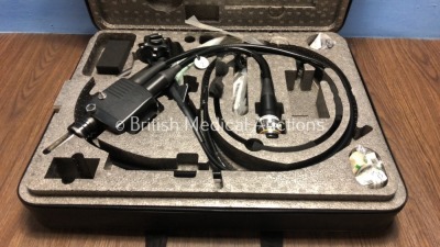 Fujinon EG-450WR5 Video Gastroscope in Case - Engineer's Report : Optics - No Fault Found, Angulation - No Fault Found, Insertion Tube - Minor Indenta