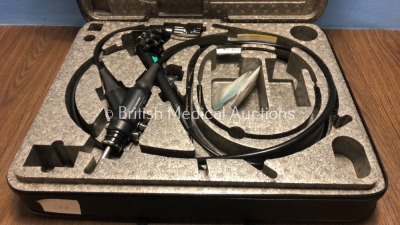 Fujinon EG-530NW Video Gastroscope in Case - Engineer's Report : Optics - No Fault Found, Angulation - No Fault Found, Insertion Tube - No Fault Found