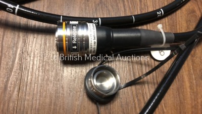 Fujinon EG-530NW Video Gastroscope in Case - Engineer's Report : Optics - No Fault Found, Angulation - Bending Section Strained, Not Reaching Specific - 3