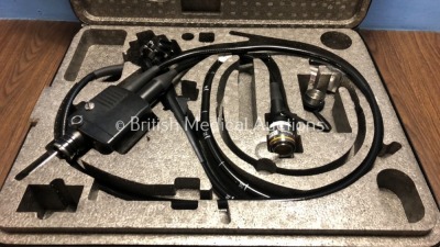 Fujinon EC-450WL5 Video Colonoscope in Case - Engineer's Report : Optics - No Fault Found, Angulation - Not Reaching Specification, Bending Section St