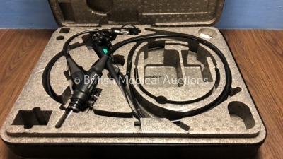 Fujinon EG-530NW Video Gastroscope in Case - Engineer's Report : Optics - No Fault Found, Angulation - Not Reaching Specification, Requires Adjustment