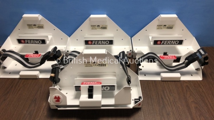 4 x Ferno Compact 2 Track Storage Brackets *Mfd 2018* (Unused) *V-1154 / V-1141 / V-1117 / V-1150*