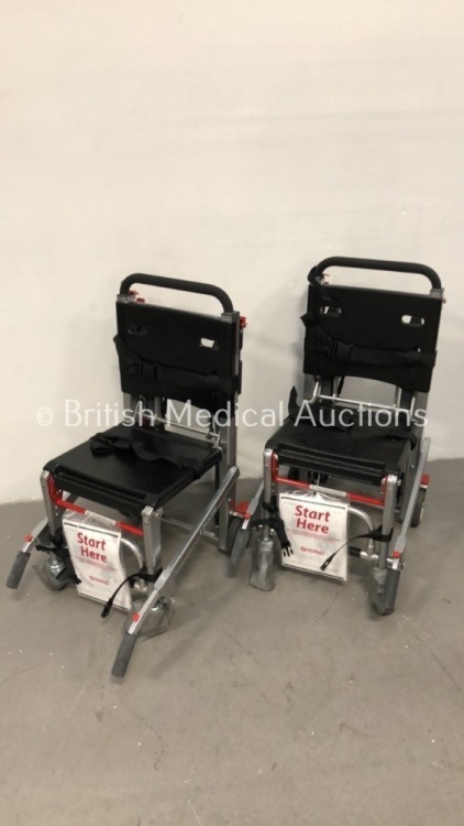 2 x Ferno EZ Glide Evacuation Chairs *S/N 169664 / 189662*