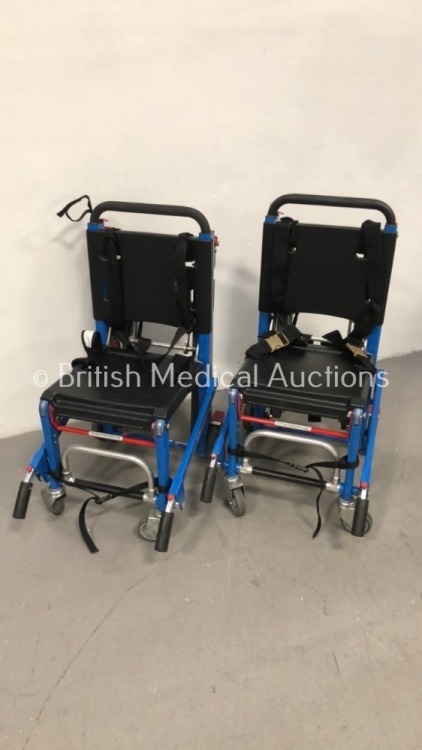 2 x Ferno EZ Glide Evacuation Chairs *S/N 11188 / 084466*