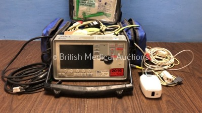 Zoll E Series Defibrillator in Carry Case Including ECG, CO2, NIBP, SpO2 and Printer Options with 1 x Zoll LoFlo C02 Module,1 x Zoll Smart Battery - F