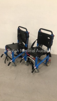 2 x Ferno EZ Glide Evacuation Chairs *S/N 09N-111180 / 08-071838*