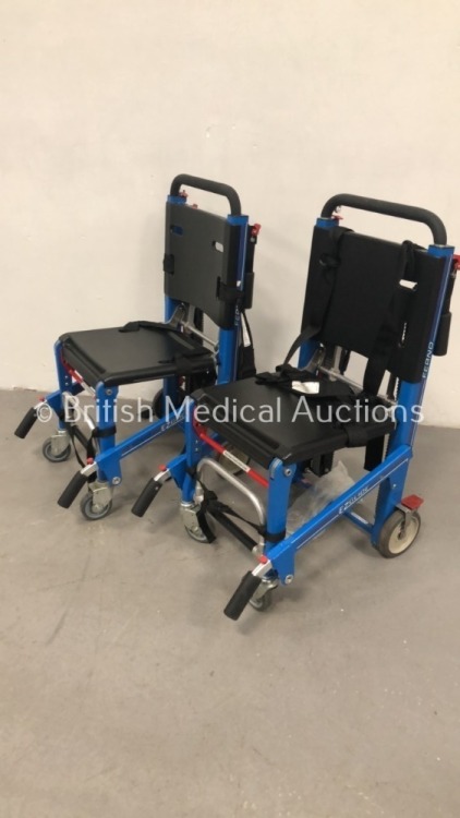 2 x Ferno EZ Glide Evacuation Chairs *S/N 09N-111867 / 09N-144933*