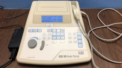 Grason Stadler GSI 39 Auto Tymp Audiometer Version 1 with 1 x AC Power Supply *Mfd 2010* (Powers Up) *GS20065