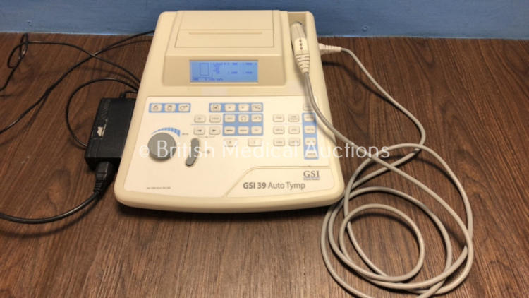 Grason Stadler GSI 39 Auto Tymp Audiometer Version 1 with 1 x AC Power Supply *Mfd 2010* (Powers Up) *GS20062*