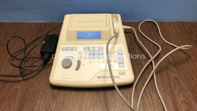 Grason Stadler GSI 39 Auto Tymp Audiometer Version 2 with 1 x AC Power Supply *Mfd 2010* (Powers Up) *GS18823*#