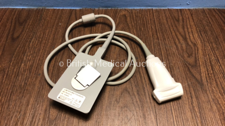 Sonosite L38/10-5 MHz Ref - P04101-51 Ultrasound Transducer / Probe *Mfd - 04/2005* (Small Hole / Dent See Photo)