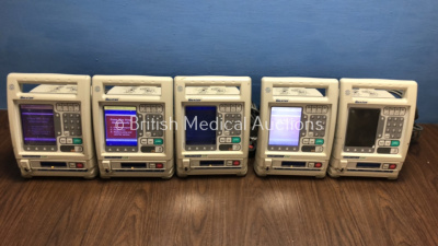 5 x Colleague CXE Infusion Pumps *22031764DL / 22024572DL / 22030054DL / 22031714DL / 22031763DL*