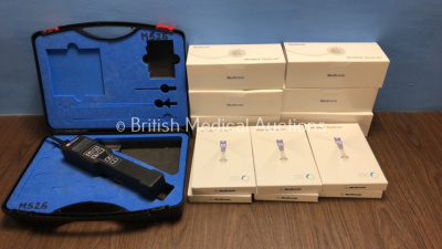 Mixed Lot Including 6 x Medtronic MiniMed Quick-Set, 6 x Medtronic MiniMed Reservoir (All in Date) 1 x Aquiline Foot Control and 1 x Ion Science Gascheck Meter in Case