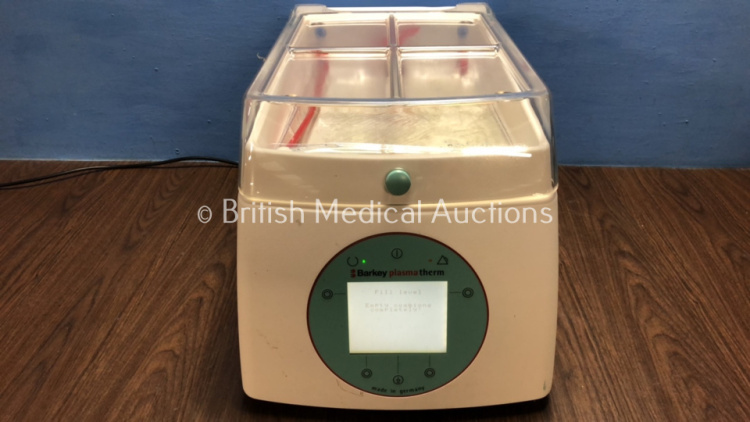 Barkey Plasmatherm Version 2 GB Blood and Plasma Warming Unit *Mfd 2011* (Powers Up)