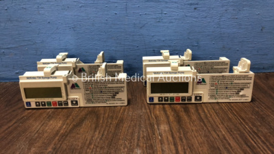 4 x Mckinley T34 Syringe Pumps (All Power Up with Donor Battery- Batteries Not Included, All with Missing Battery Covers-See Photos)