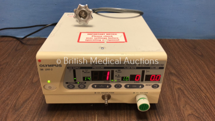 Olympus UHI-3 Insufflation Unit (Powers Up)