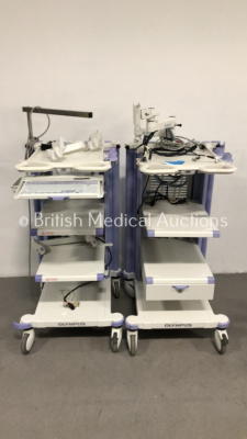 2 x Olympus Stack Trolleys