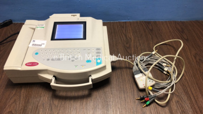 GE MAC 1200 ECG Machine on Stand with 1 x 10-Lead ECG Lead (Powers Up)