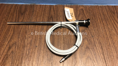 Olympus 0 Degree A5254A 10mm Laparoscope with Light Lead (Clear Vision)