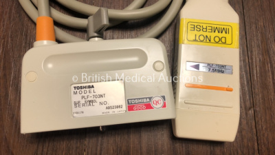 Mixed Lot Including 1 x Toshiba PLF-703NT Linear Array Probe in Case, 1 x Keymed Advanced Dilators in Case and 1 x Micro Medical MicroLab 3300 Spirometer in Case - 2