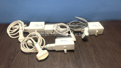 Job Lot of GE Ultrasound Transducer / Probes Including 1 x GE C358 Transducer / Probe, 1 x GE 10S Transducer / Probe, 1 x GE C721 Transducer / Probe a