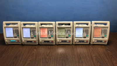 6 x Baxter Colleague Infusion Pumps (All Power Up)