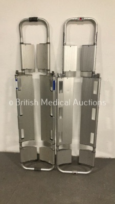 2 x Aluminium Scoop Stretchers