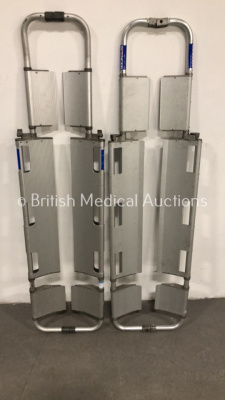 2 x Aluminium Scoop Stretchers