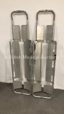 3 x Aluminium Scoop Stretchers