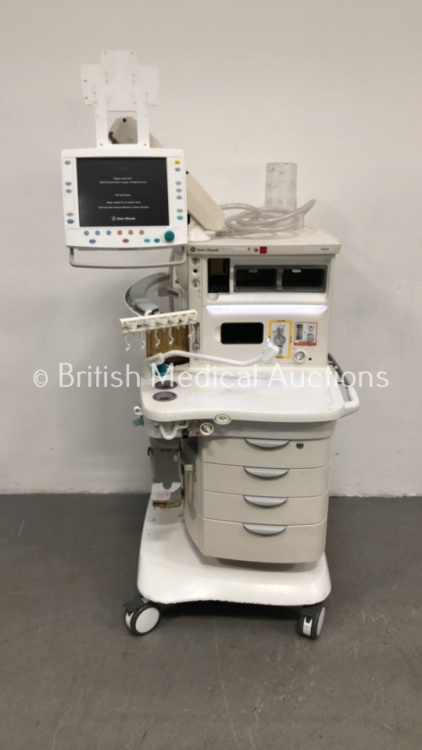 Datex-Ohmeda Aisys Anaesthesia Machine Software Version 08.01 with Bellows and Hoses (Powers Up)