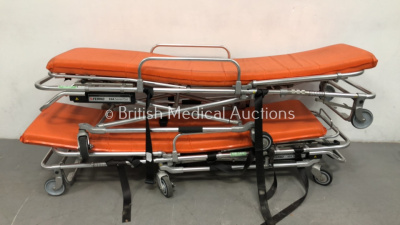 2 x Ferno 35A Series Cot Stretchers with Mattresses