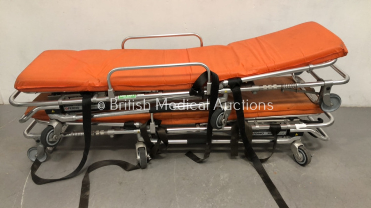 2 x Ferno 35A Series Cot Stretchers with Mattresses