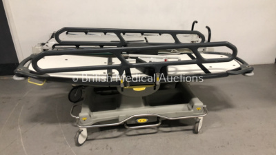 1 x Stryker Transport Trolley and 1 x Anetic Aid QA3 Patient Trolley *S/N 7713*