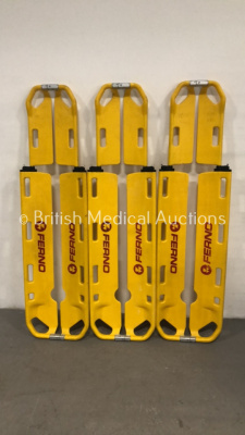 3 x Ferno Scoop EXL Ambulance Stretchers