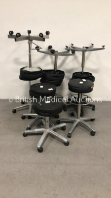 9 x Dental Stools Including Anetic Aid