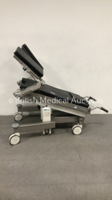 ALM Top 906B Manual Operating Table with Cushions (Hydraulics Broken)