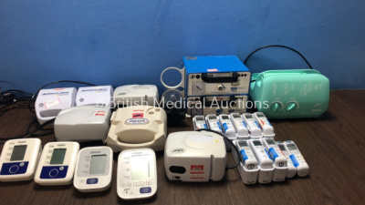 Mixed Lot Including Nebulizers, BP Meters and Thermometers