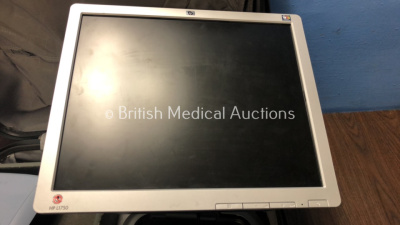 Zonare Medical Systems Z One Portable Scanner with 1 x Zonare Medical Systems P4-1c Transducer / Probe, 1 x Zonare Medical Systems L10-5 Transducer / Probe and 1 x HP L1750 Monitor In Carry Case (Untested Due to No Power Supply and Missing Battery) *03512 - 4