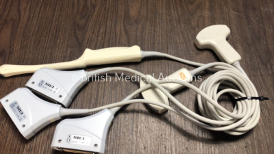 Siui Apogee 1200 Touch Portable Ultrasound Machine with 1 x Siui C3L60K Transducer / Probe, 1 x Siui V6L11K Transducer / Probe, 1 x Siui C3L60K Transducer / Probe (Powers Up) *Mfd 2014* *079141132057* - 4