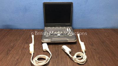 Siui Apogee 1000 Digital Color Doppler Ultrasound Imaging System with 2 x Siui V6LC Transducer / Probes (Untested Due to No Power Supply) *Mfd 23015* *073110151026R*