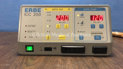 ERBE ICC 200 Electrosurgical Unit (Powers Up)