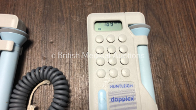 1 x Huntleigh Dopplex Doppler Unit (Powers Up) 1 x Huntleigh Sonicaid Doppler (No Power) - 2