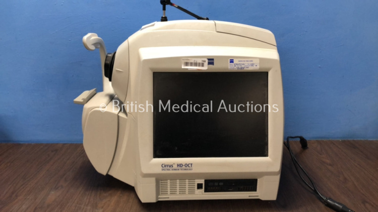 Zeiss Cirrus HD-OCT Model 4000 Topographer (Powers Up with Blank Screen- Hard Drive Removed) *4000-1636*