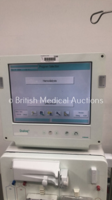 2 x B-Braun Dialog + Dialysis Machines - Running Hours 37918 / 37363 (Both Power Up) *S/N 92338 / 28994* - 4